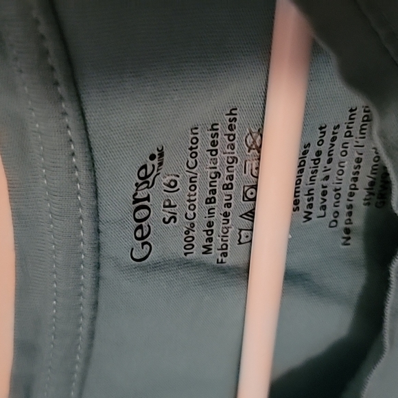 Kids Kitties In Cocoa Graphich Glitter Longsleeves, George, Size 6 - Picture 3 of 3